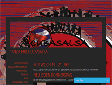 Tablet Screenshot of cubasalsa.ch